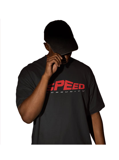 Speed Community Racing T-Shirt – 100% Cotton