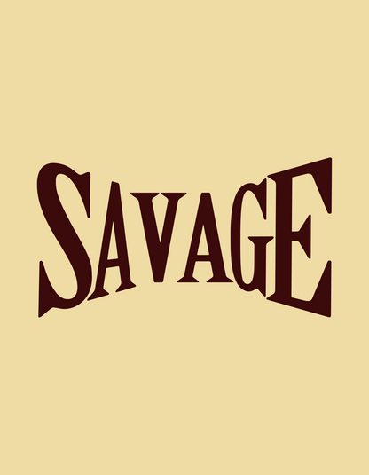 SAVAGE - Oversized T Shirt