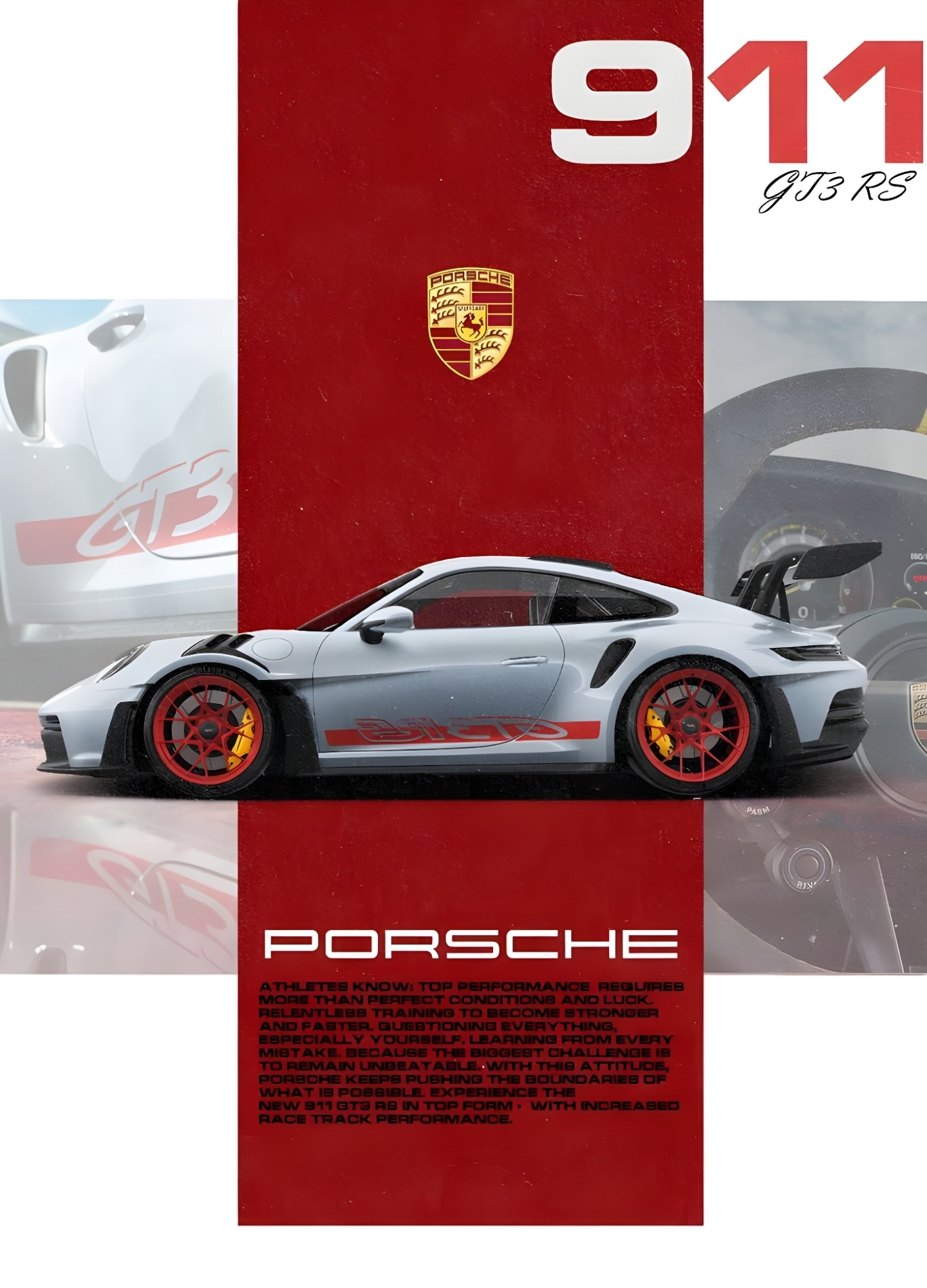 Porsche 911 GT3 RS Oversized T-Shirt