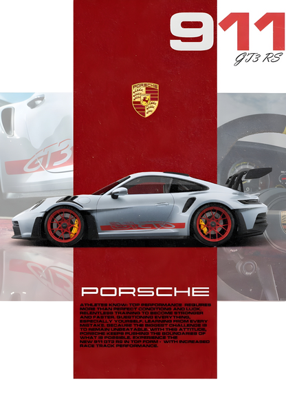 Porsche 911 GT3 RS Oversized T-Shirt