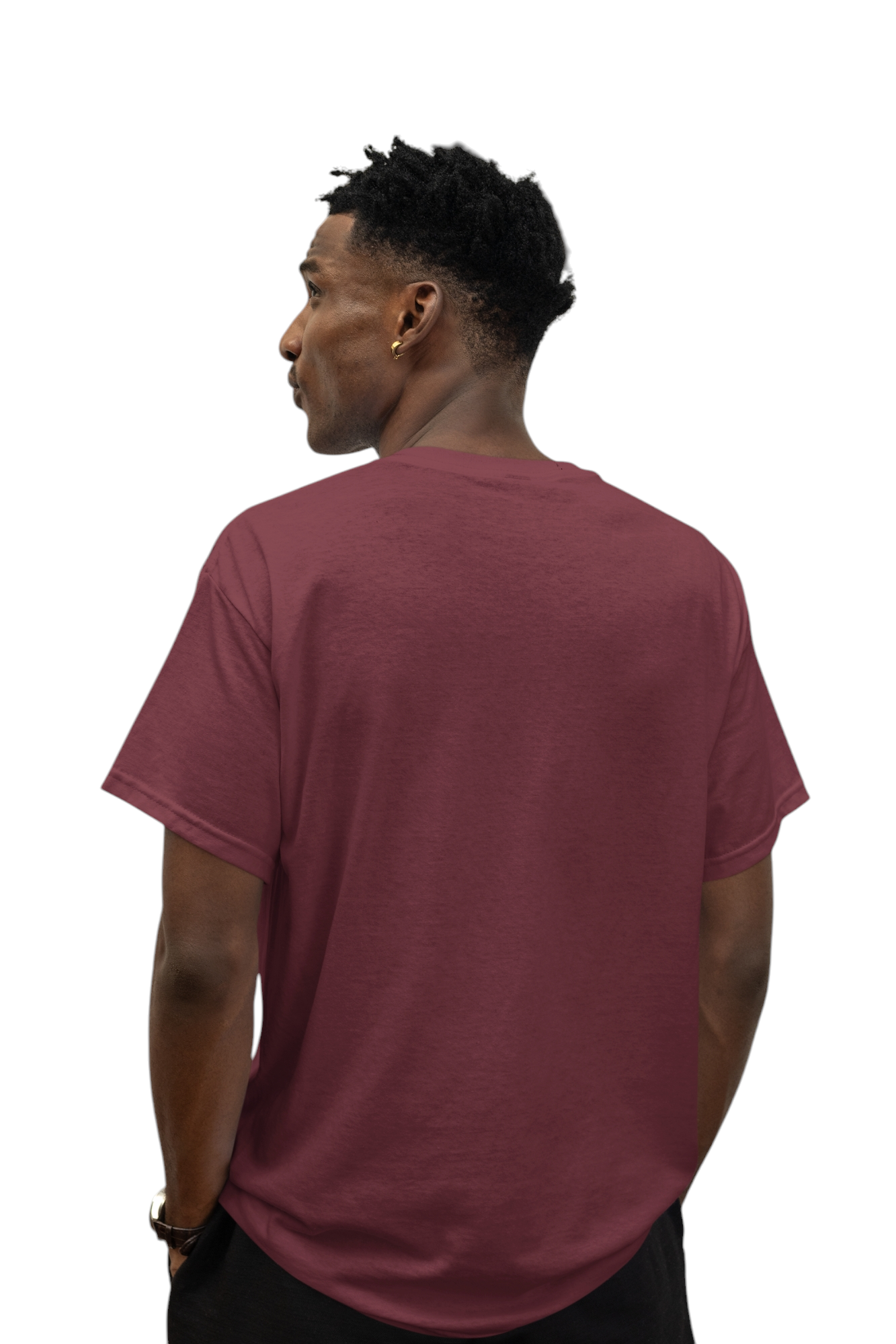 THE CREATORS - Oversized Maroon T shirt